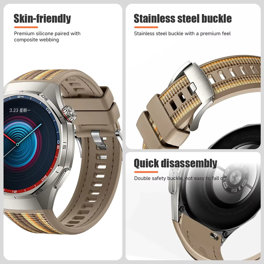 Huawei Uhrenarmband Silikon, Unisex - Bild 2