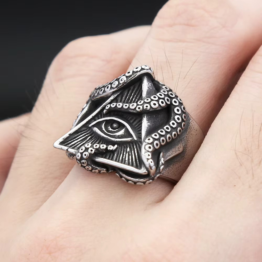 NORTHMAN Ringe Edelstahl, Vintage, Silber, Unisex - Bild 2
