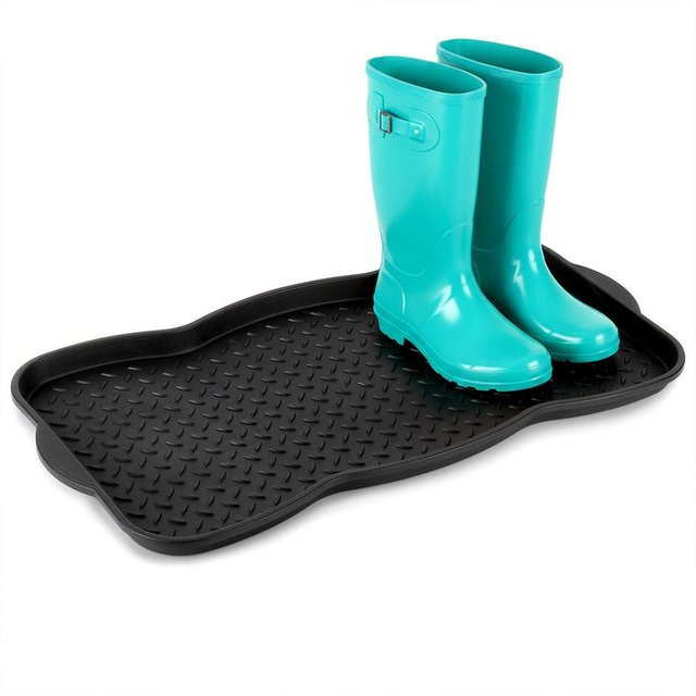 Schuhmatte SuperMerchantEU Schwarz aus PVC, B/T: 73 x 38 cm - Bild 1
