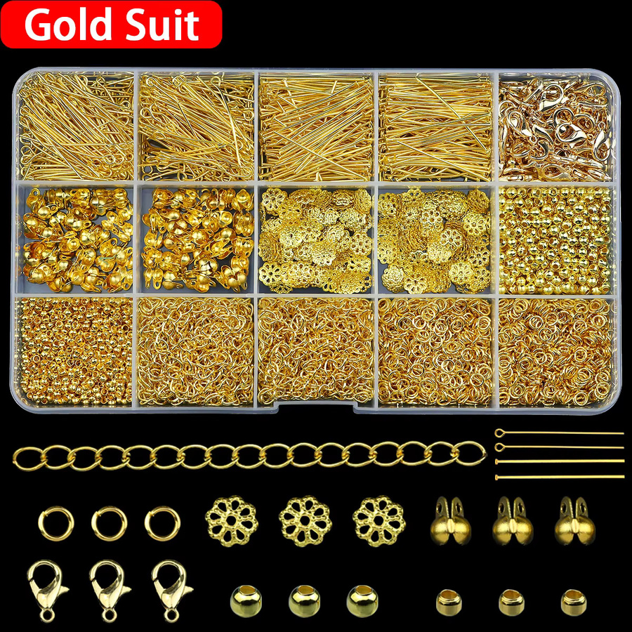 JHNBY Schmuckherstellungsset, Gold, Unisex - Bild 5