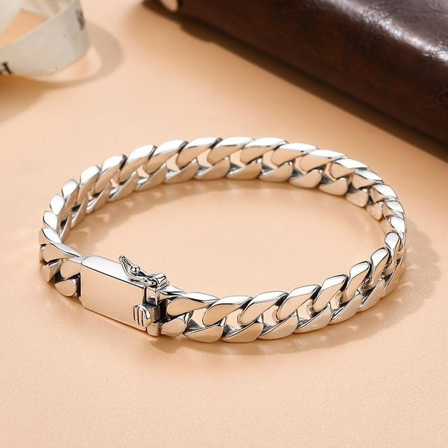 Armband, Silber, 20 cm, Herren - Bild 1