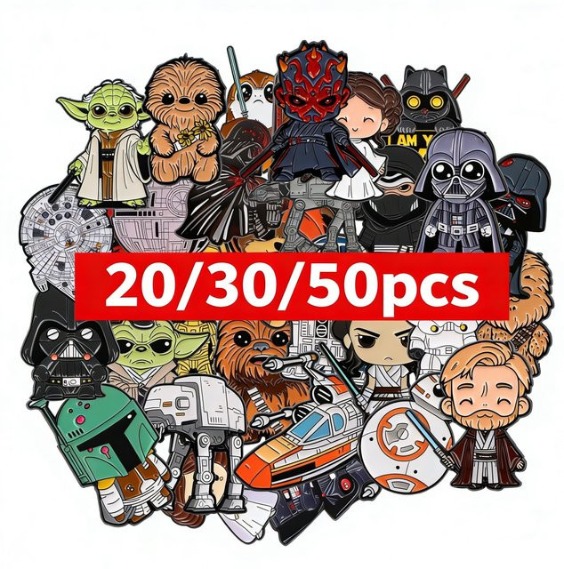 Star Wars Emaille-Anstecknadeln, Bunt / Mehrfarbig, Set / Bundle - Bild 1