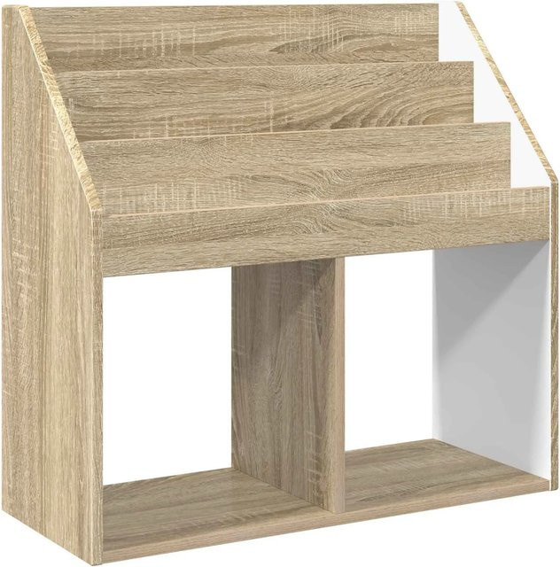 vidaXL Kinderregal Sonoma-Eiche aus Holzwerkstoff, Farbe Beige/Braun, B: 72,5 cm, T: 29,5 cm, H: 69 cm - Bild 1