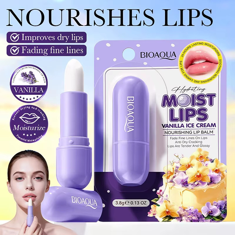 BIOAOUA Lippenbalsam Vanille-Kokos, 3,8g - Bild 2