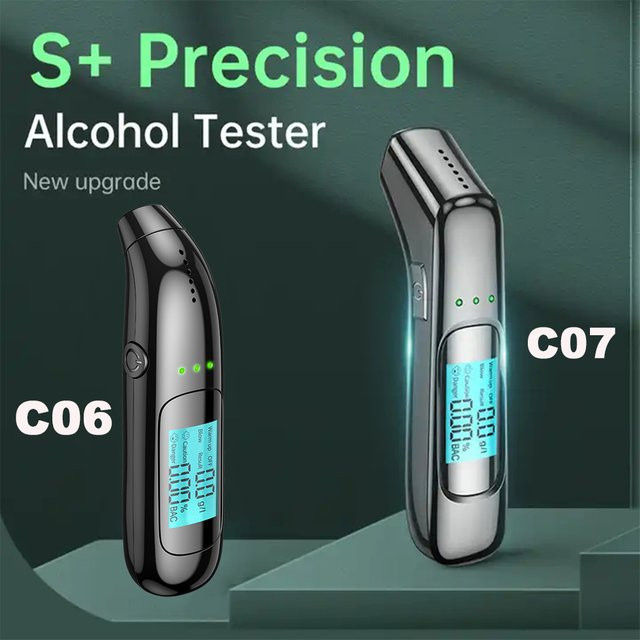 Kebidumei Berührungsloser Alkoholtester mit LED-Digitalanzeige und hoher Genauigkeit - Bild 1