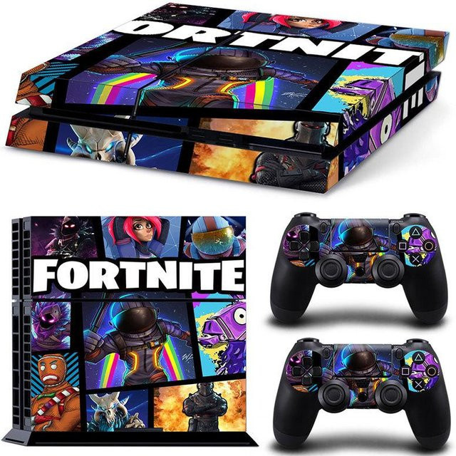 Discover Intime Fortnite Aktivitätskonsole Aufkleber für PlayStation 4 und Controller in Multicolor - Bild 1