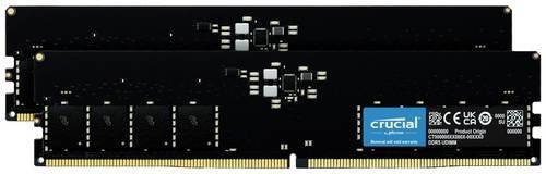 Crucial DDR5 PC-Arbeitsspeicher Kit 32GB 2 x 16GB 5600MHz CL46 288-Pin DIMM Schwarz - Bild 1