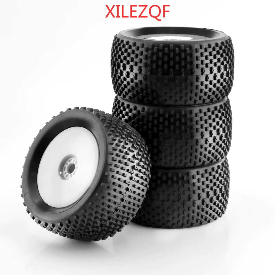 XILEZQF Off-Road-Buggy-Reifen, 140 mm, 17 mm Sechskantnaben, 1:8, Schwarz - Bild 2