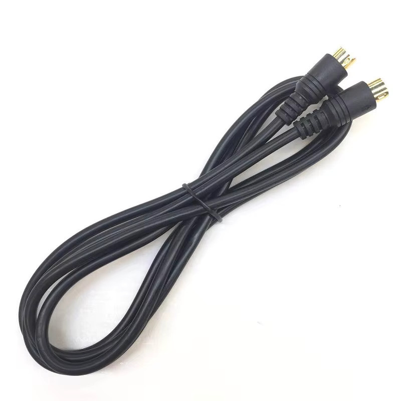 OULLX S-Video-Kabel Mini DIN 4PIN in Gold und Schwarz für Heimkino, VCR, DVR und DVD-Player - Bild 3