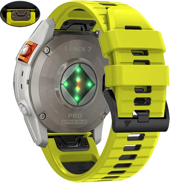 QuickFit Uhrenarmband Silikon, Bunt, Unisex, 22 mm/26 mm - Bild 1