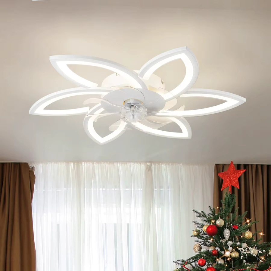 KY DUIBHNE LED Deckenventilator mit integrierter Beleuchtung und stummem Reversibel-Modus für dein Wohnzimmer - Bild 2