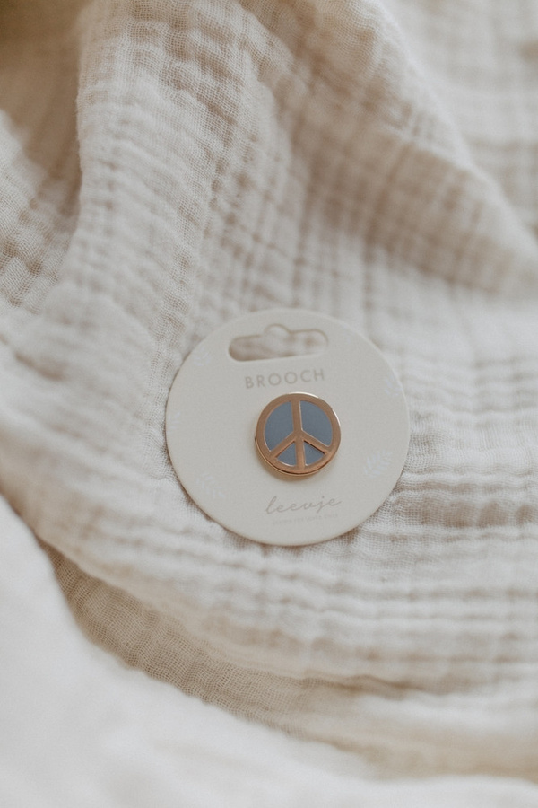 Leevje Brosche Peace, Unisex - Bild 2