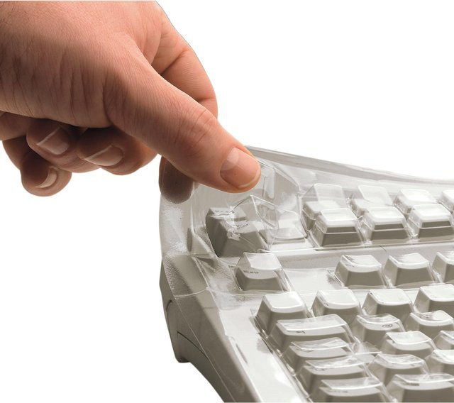 WetEx Flexible Tastatur-Schutzfolie für Cherry JD-8500, Transparent - Bild 1