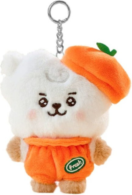 LINE FRIENDS BT21 Baby Orange Party Plüsch-Puppen-Rucksack Schlüsselanhänger - Bild 1