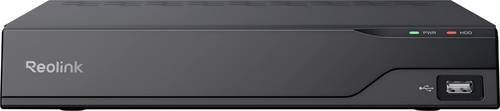 Reolink NVS8 8-Kanal PoE Netzwerk-Videorecorder mit 2TB Festplatte in Schwarz - Bild 1