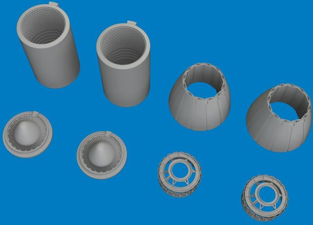 Eduard F/A-18A/C Exhaust nozzles - Print, Kinetic - Bild 1