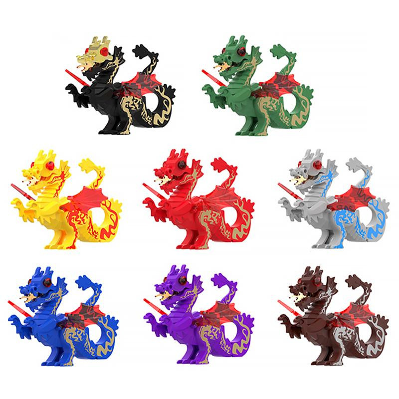 Linyi toy Mittelalterliche Fantasy-Kreatur Figuren Bausatz - Bild 3