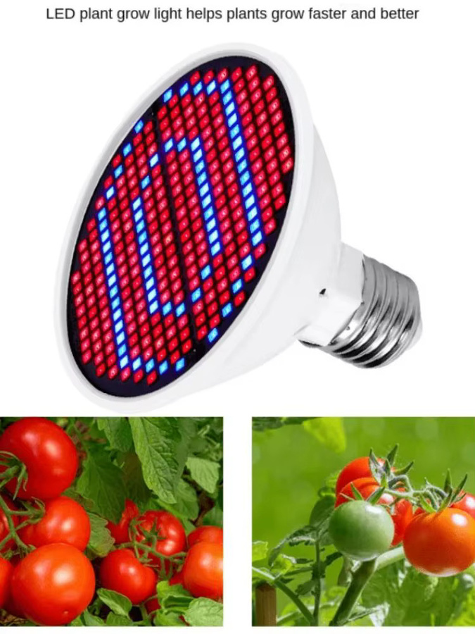 E27 LED Pflanzenlampe mit Vollspektrum für Indoor Hydrokultur und Sämlinge, Weiß - Bild 4