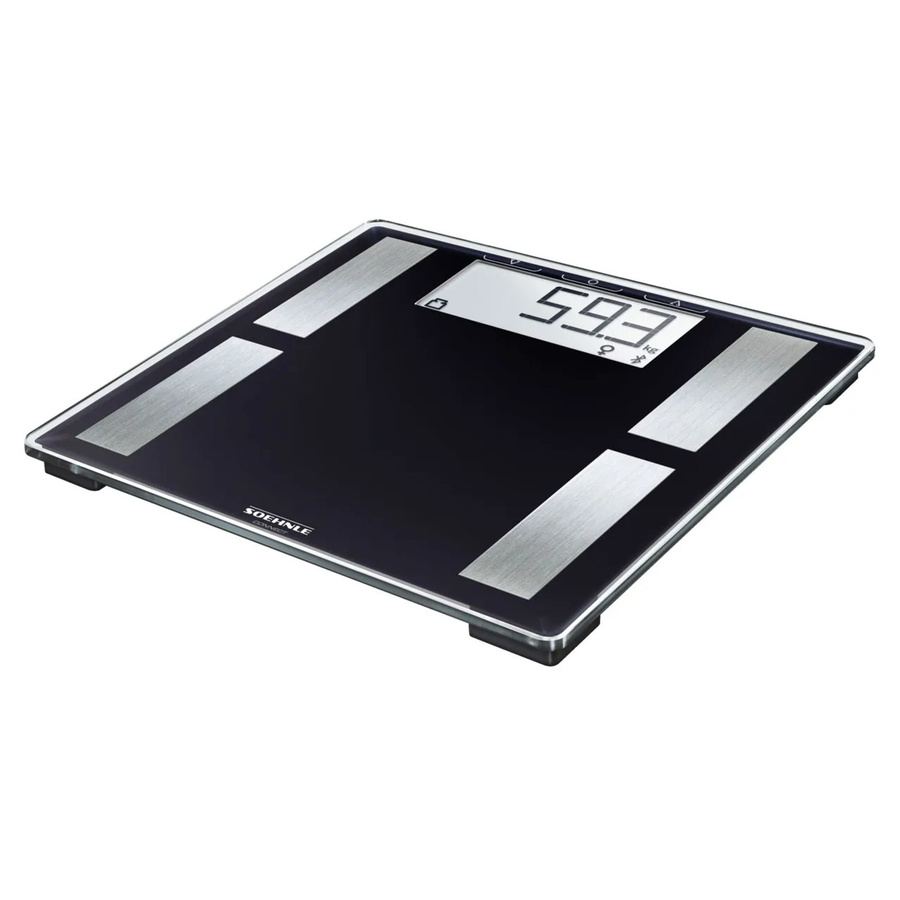 Soehnle Shape Sense Connect 50 Analysewaage Schwarz-Silber B/T: 31 x 31 cm - Bild 2