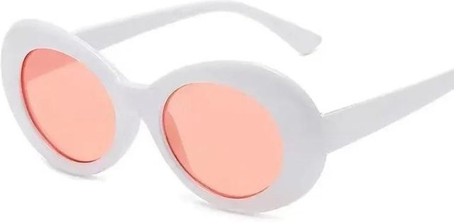 Fable Sonnenbrille, Rund, Vollrand, Kunststoff, Weiß, Unisex - Bild 1