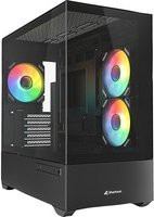 Sharkoon MK6 RGB Tower-Gehäuse in Schwarz mit USB-C und Micro-ATX Unterstützung - Bild 1