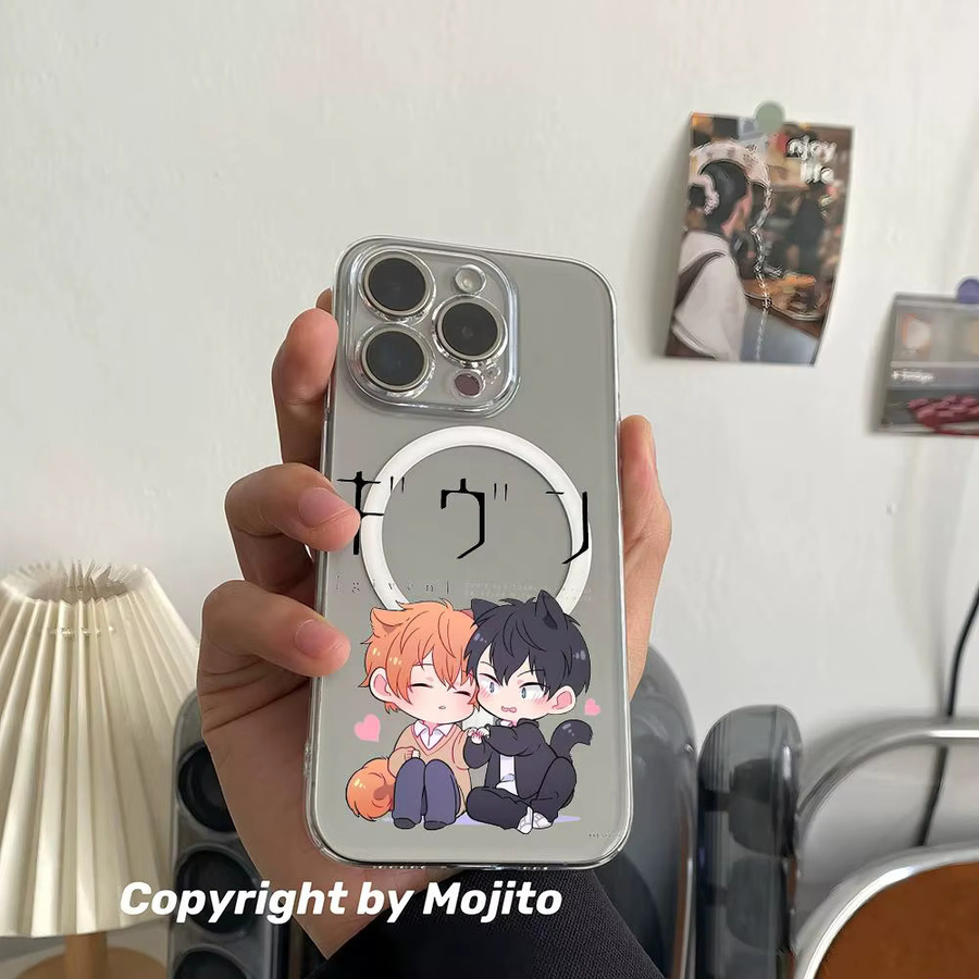 G-Given L-Love Handyhülle für iPhone 17 16 15 14 13 12 11 Pro Max, transparente TPU MagSafe Hülle mit Linsenschutz - Bild 2