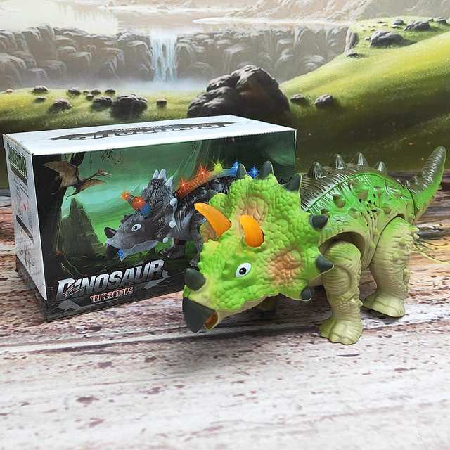 Linyi toy car T-Rex Dinosaurier, interaktives elektrisches Spielzeug, sprechend und laufend, ab 3 Jahre - Bild 1