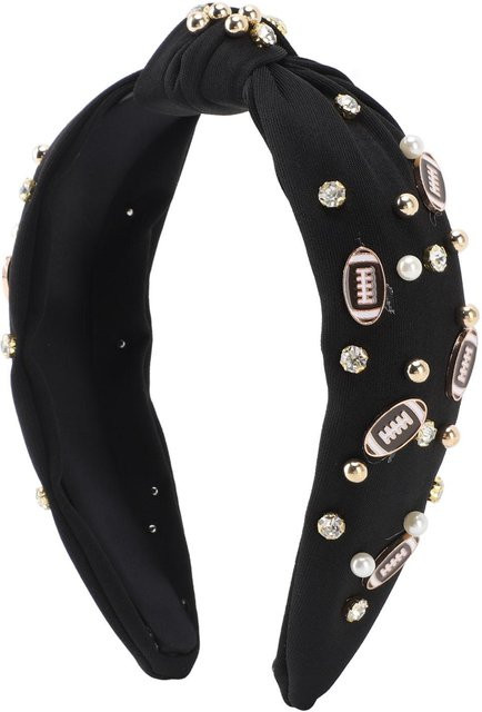 GoolRC Stirnband Damen, Kristall Acryl Strass, schwarz - Bild 1