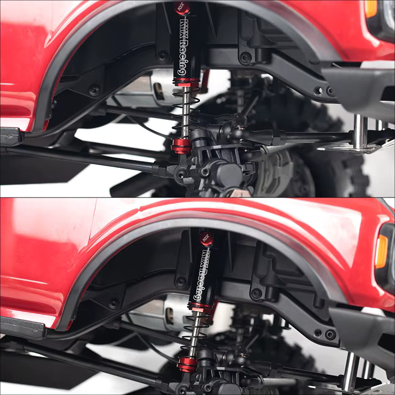 KYX Racing Stoßdämpfer Upgrades Metall 90 mm für 1/10 RC Crawler Car - Bild 2