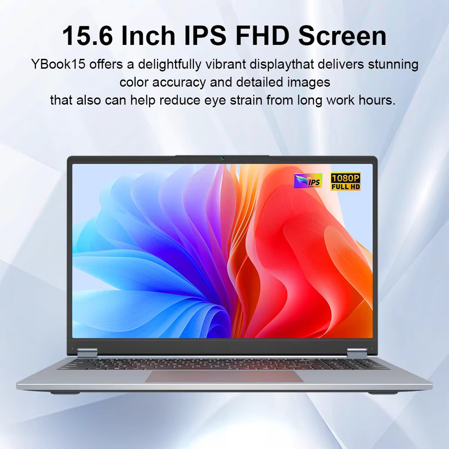Ninkear YBook15 2-in-1 Convertible Laptop mit 15,6 Zoll FHD IPS Touchscreen, Windows 11, 16GB RAM und 512GB SSD - Bild 3