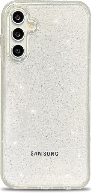 Glitzerhülle für Samsung Galaxy S25 Edge S24 FE S23 Ultra S22 Plus S21 S20 A56 5G A55 A36 A26 A16 A06 A35 A25 A15 A14 A34 in Transparent - Bild 1