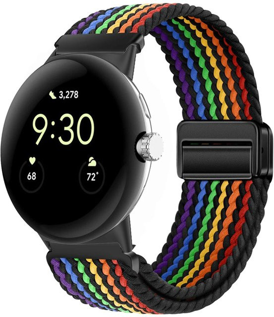 FancyWrist Uhrenarmband Nylon, geflochten, grau, Unisex - Bild 1