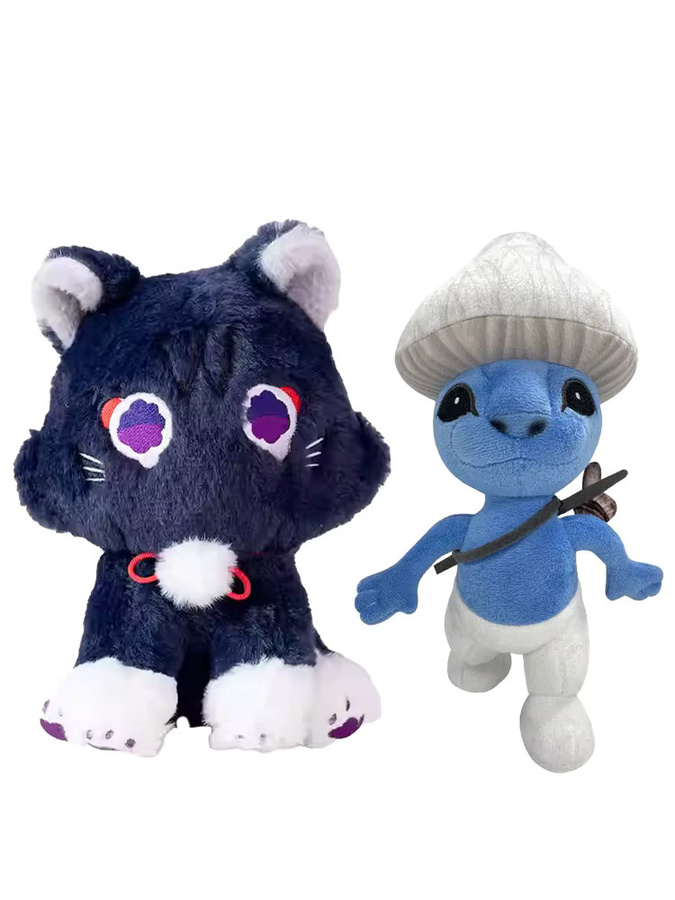 Bandai Genshin Impact Katzen-Plüschset, 2-teiliges Set, Blau - Bild 3