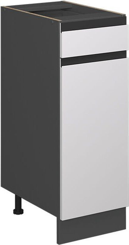 Küchenunterschrank Vicco R-line in Weiß aus Holzwerkstoff ohne Arbeitsplatte, Breite: 30 cm - Bild 1