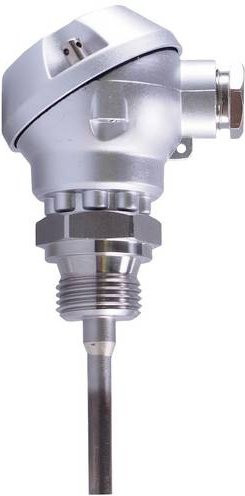 Jumo Widerstandsthermometer 00068252 aus Edelstahl in Silber - Bild 1