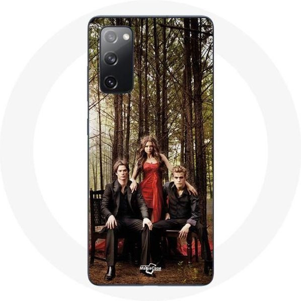 Samsung Galaxy S20 FE Schutzhülle The Vampire Diaries Literary Series in Schwarz und Multicolour - Bild 1