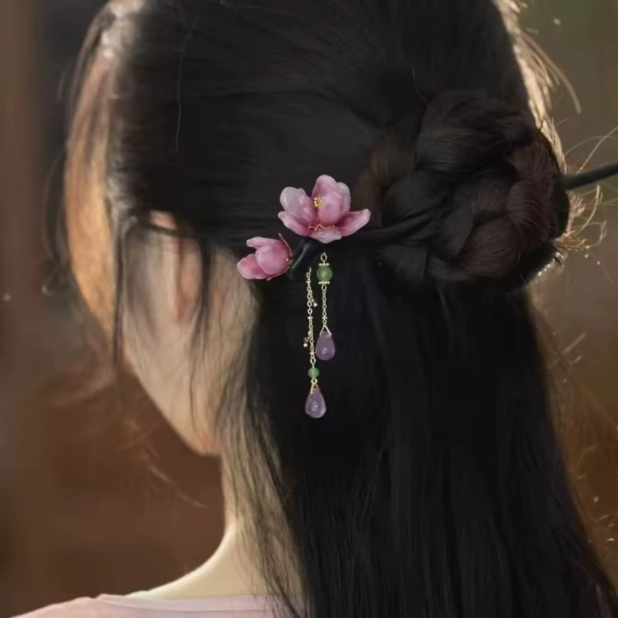 Haarnadel Lotus Blume, Damen - Bild 2