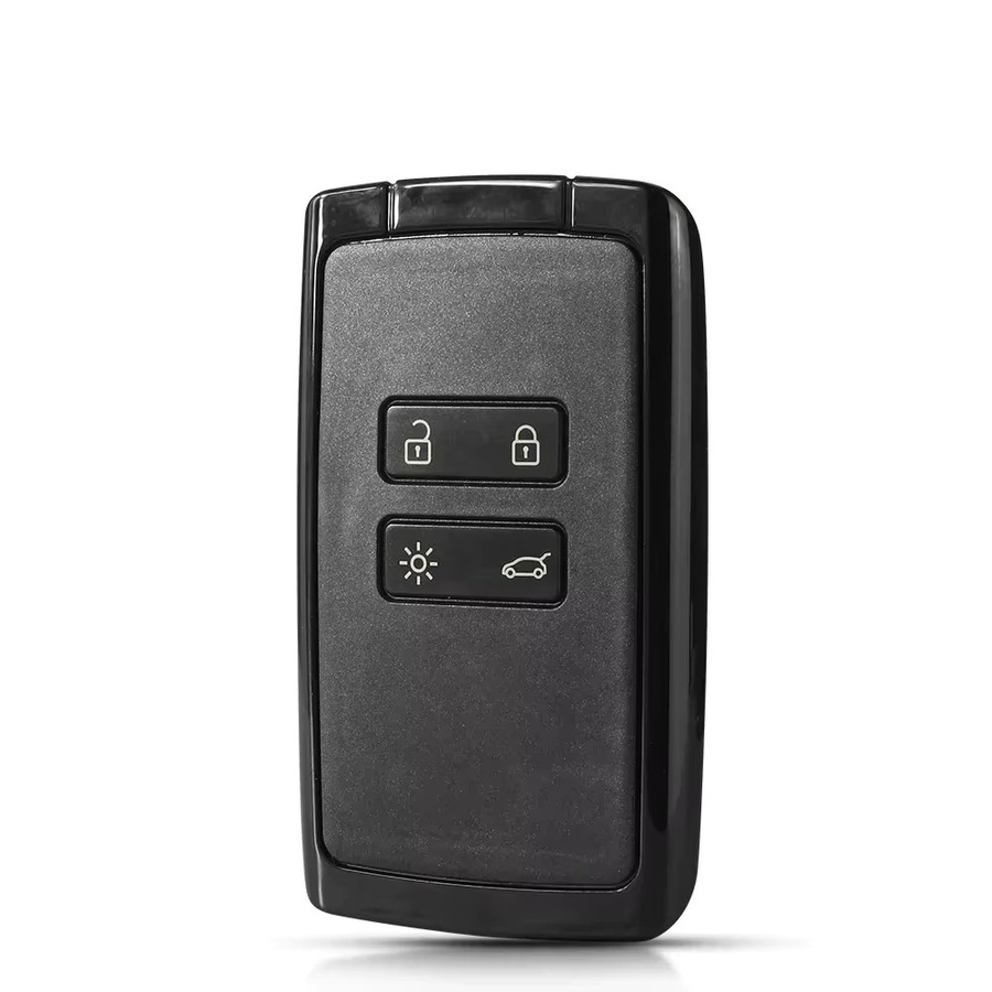 KEYYOU Smart Remote Auto Schlüssel Shell Fall Abdeckung für Renault Megane 4 Talisman KALEOS Kadjar Espace 5 Fob 4 Tasten Schlüssel Karte in Schwarz - Bild 2