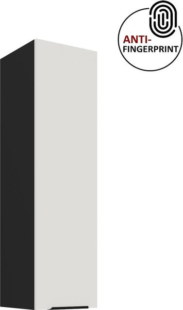 ARIA Hängeschrank Küchenzeile Weiss Matt mit Anti Fingerprint Effekt, Höhe: 30 cm, Breite: 90 cm - Bild 1