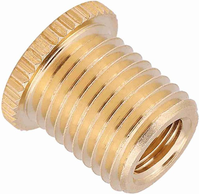 KaiSai Universal Auto Schalthebel Schaltknauf Gewinde Schraubadapter in Gold, 8*1.25 - Bild 1