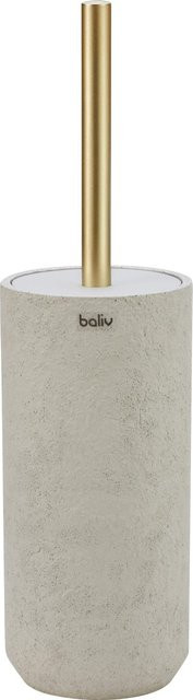 baliv Cosy Cave WC-Bürstenhalter in Grau und Gold - Bild 1