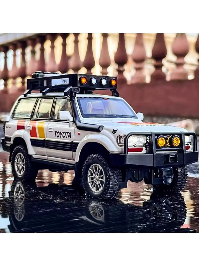WELLY Geländewagen Automodell, 1:24, Metall, mit Licht und Sound, Weiß - Bild 3