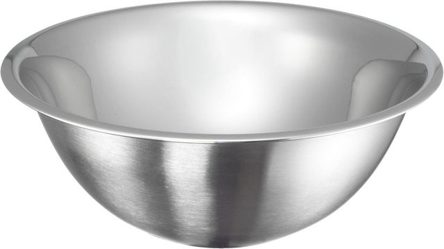 PULSIVA Küchenschüssel Classic 2.0 aus Edelstahl, Silber, 2er Pack, Durchmesser: 24 cm, Höhe: 8,8 cm, 2200 ml - Bild 1