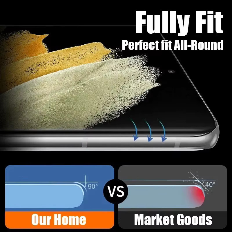3er-Pack Hydrogel Display Schutzfolie für Samsung Galaxy S23 S22 Plus S21 S21 FE A22 A32 A72 A52 5G A33 A53 A31 A41 A23 A34 A54 transparent - Bild 4