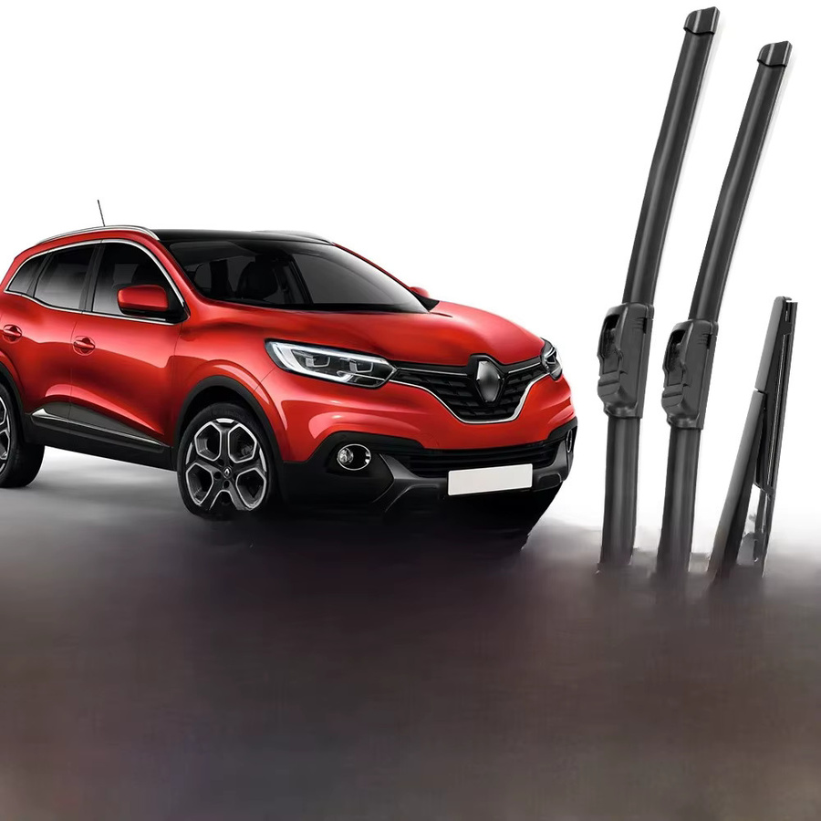 LUTEHIL Scheibenwischer Set für Renault Kadjar 2015-2023, vorne und hinten, Schwarz - Bild 4