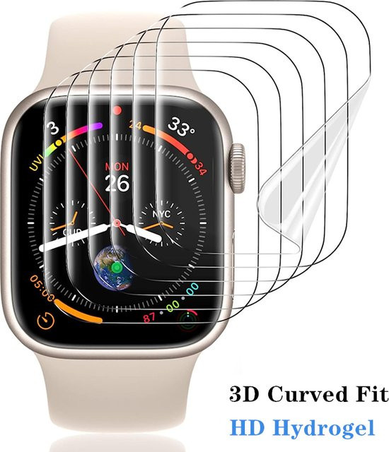 Apple Displayschutzfolie Hydrogel, transparent, Unisex - Bild 1