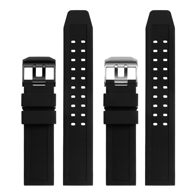 Luminox Uhrenarmband Silikon, Schwarz, Herren, 20mm 23mm - Bild 3