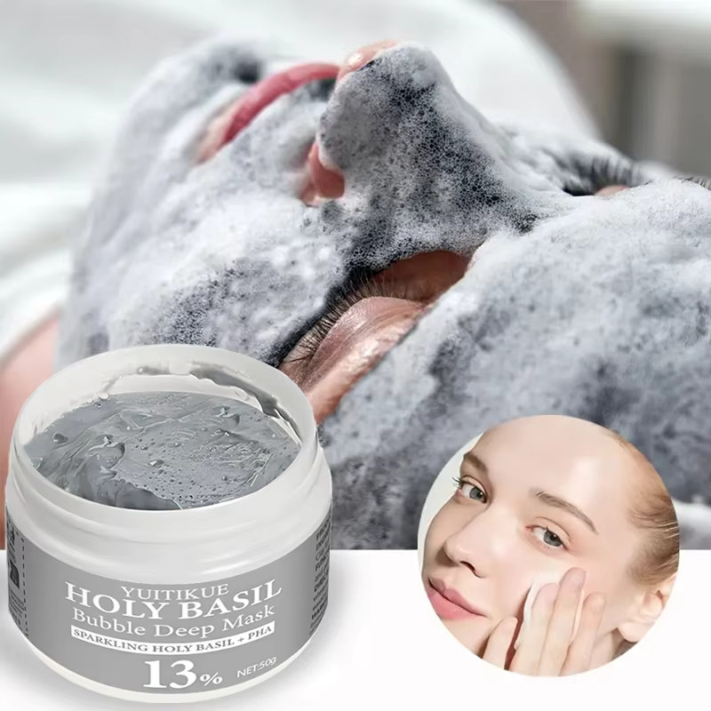 Yuitikue Holy Basil Bubble Maske mit PHA, Gesichtspflege - Bild 5