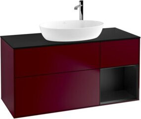 V&B Waschtischunterschrank Finion in Blau Lackiert, Breite: 120 cm, Tiefe: 50,1 cm, Höhe: 50,1 cm - Bild 1
