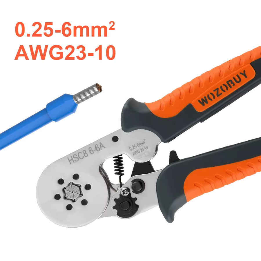 WOZOBUY Einstellbarer Automatischer Drahtabisolierer und Crimper für Aderendhülsen sowie Kabelschneider zur Kabelverbindung und Reparatur - Bild 2